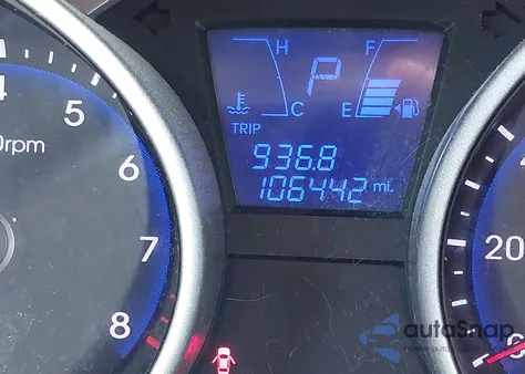 2013 Hyundai Tucson Gls из США, поврежденный, VIN KM8JUCAC6DU584112